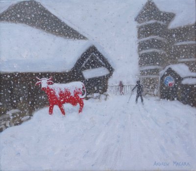 Rote Kuh, Les Arcs. 2018 von Unbekannt Unbekannt